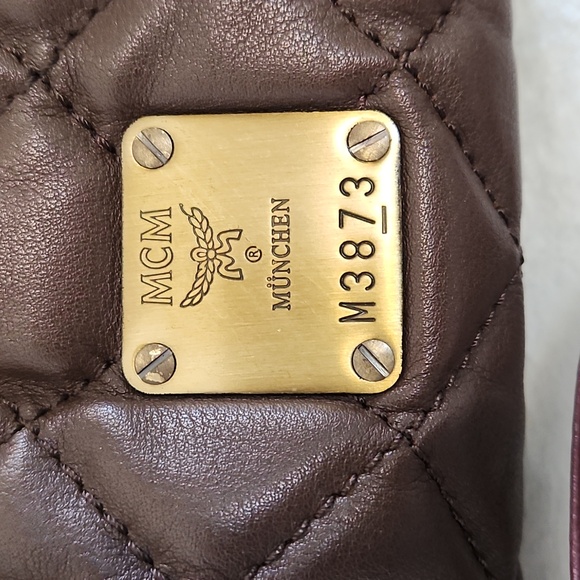 MCM QUILTED LEATHER BAG - Picture 9 of 11